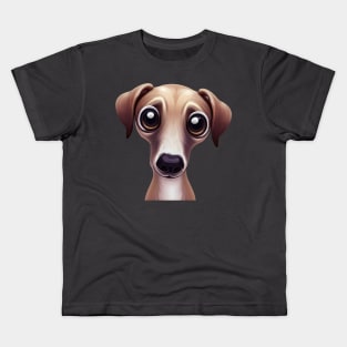 Sleek Greyhound Elegance Kids T-Shirt